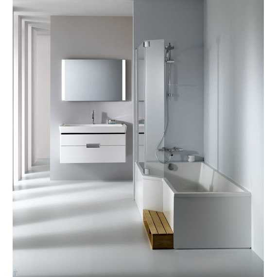 Ванна акриловая Jacob Delafon Bain Douche Neo 180х90 см L E6D004L-00 с ножками, Размер - мм: 1800х900 - фото, картинка 7 Ванна акриловая Jacob Delafon Bain Douche Neo 180х90 см L E6D004L-00 с ножками, Размер - мм: 1800х900 - фото 7