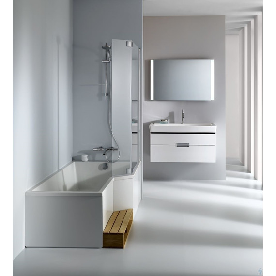 Ванна акриловая Jacob Delafon Bain Douche Neo 160х90 см R E6D000R-00 с ножками, Размер - мм: 1600х900 - фото, картинка 4 Ванна акриловая Jacob Delafon Bain Douche Neo 160х90 см R E6D000R-00 с ножками, Размер - мм: 1600х900 - фото 4