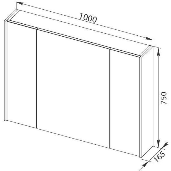 Зеркало-шкаф Aquanet Латина 100 см 179636, белый - фото 9