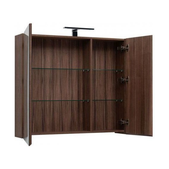 Зеркало-шкаф Aquanet Нью-Йорк 100 см 203955, орех - фото 4