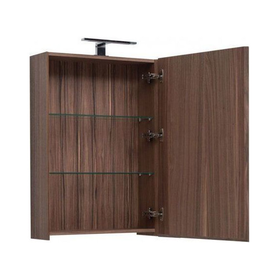 Зеркало-шкаф Aquanet Нью-Йорк 60 см 203951, орех - фото 4