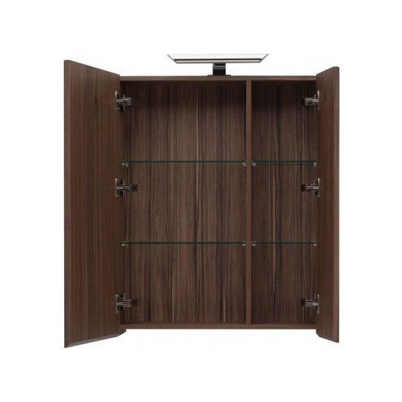 Зеркало-шкаф Aquanet Нью-Йорк 70 см 203952, орех - фото 6