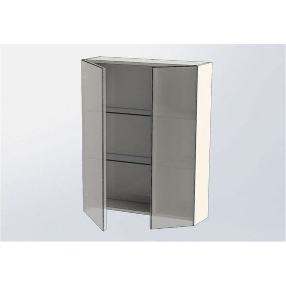 Зеркало-шкаф Aquanet Нью-Йорк 70 см 203952, орех - фото 7