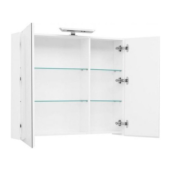 Зеркало-шкаф Aquanet Йорк 100 см 202090, белый - фото 4