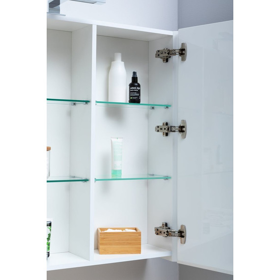 Зеркало-шкаф Aquanet Йорк 100 см 202090, белый - фото 6