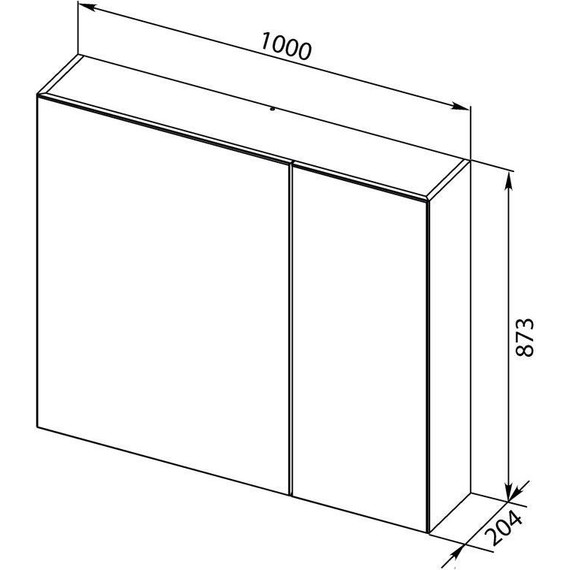 Зеркало-шкаф Aquanet Йорк 100 см 202090, белый - фото 9