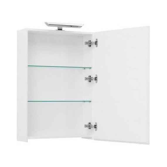 Зеркало-шкаф Aquanet Йорк 60 см 202087, белый - фото 4