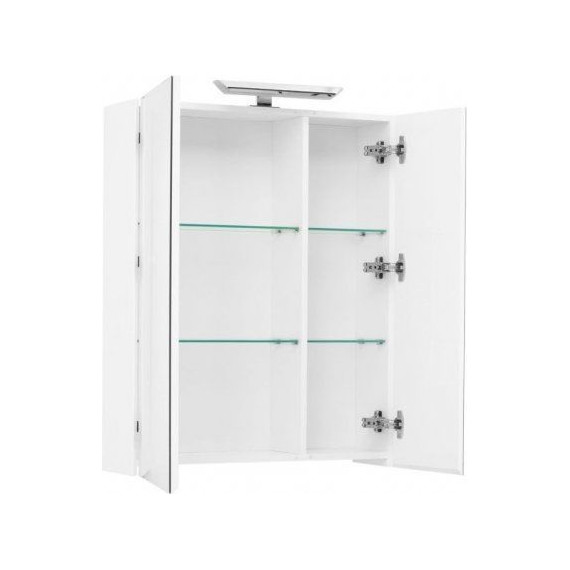 Зеркало-шкаф Aquanet Йорк 70 см 202088, белый - фото 4