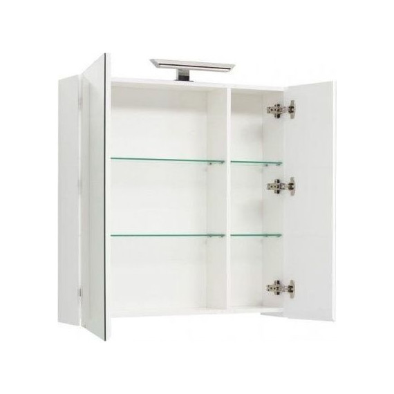 Зеркало-шкаф Aquanet Йорк 85 см 202089, белый - фото 4