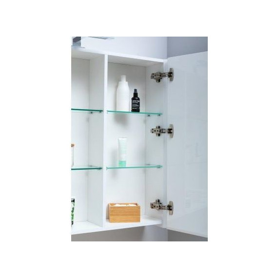 Зеркало-шкаф Aquanet Йорк 85 см 202089, белый - фото 6