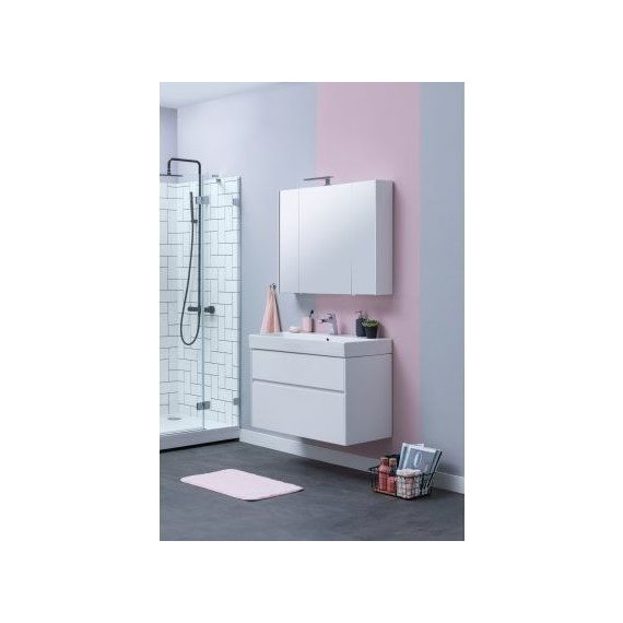 Тумба подвесная с раковиной Aquanet Бруклин 100 см 203961, белый - фото 12