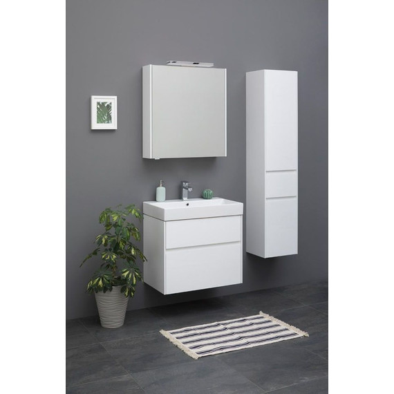 Тумба подвесная с раковиной Aquanet Бруклин 70 см 203959, белый - фото, картинка 9 Тумба подвесная с раковиной Aquanet Бруклин 70 см 203959, белый - фото 9