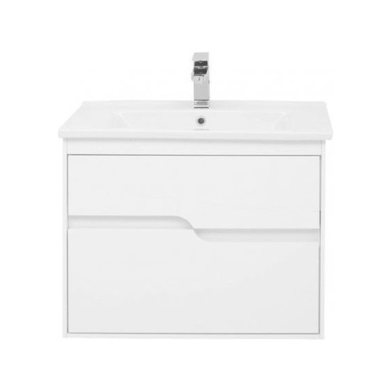 Тумба подвесная с раковиной Aquanet Модена 75 см 198486, белый - фото, картинка 5 Тумба подвесная с раковиной Aquanet Модена 75 см 198486, белый - фото 5