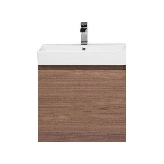 Тумба подвесная с раковиной Aquanet Нью-Йорк 60 см 203945, орех - фото, картинка 5 Тумба подвесная с раковиной Aquanet Нью-Йорк 60 см 203945, орех - фото 5