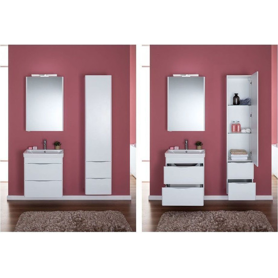 Зеркало-шкаф Aquanet Орлеан 60 см 183076, белый - фото 4