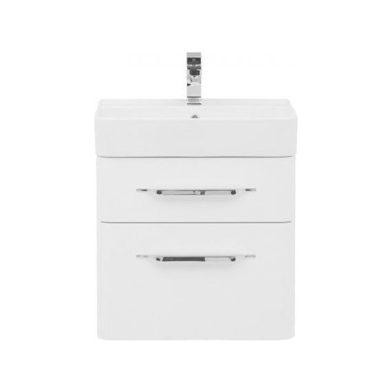 Тумба подвесная с раковиной Aquanet Виченца 60 см 196252, белый - фото, картинка 3 Тумба подвесная с раковиной Aquanet Виченца 60 см 196252, белый - фото 3