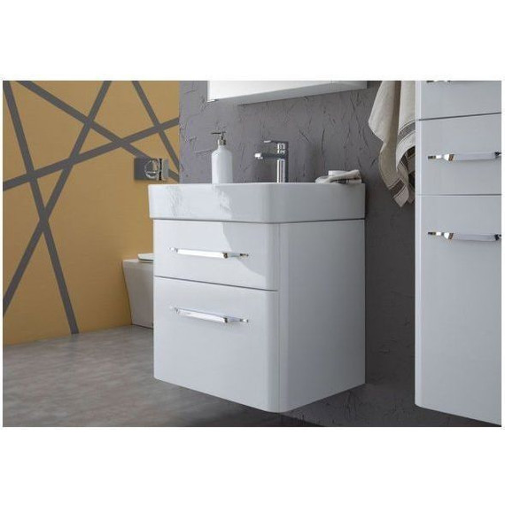 Тумба подвесная с раковиной Aquanet Виченца 60 см 196252, белый - фото, картинка 8 Тумба подвесная с раковиной Aquanet Виченца 60 см 196252, белый - фото 8