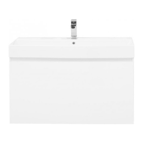 Тумба подвесная с раковиной Aquanet Йорк 100 см 202091, белый - фото 5