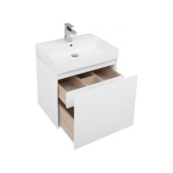 Тумба подвесная с раковиной Aquanet Йорк 60 см 202094, белый - фото, картинка 6 Тумба подвесная с раковиной Aquanet Йорк 60 см 202094, белый - фото 6