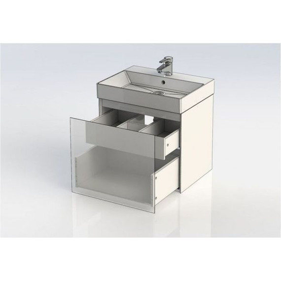 Тумба подвесная с раковиной Aquanet Йорк 60 см 202094, белый - фото, картинка 7 Тумба подвесная с раковиной Aquanet Йорк 60 см 202094, белый - фото 7