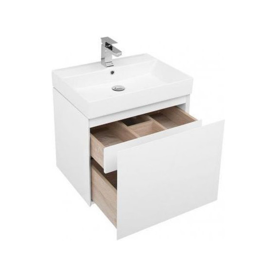 Тумба подвесная с раковиной Aquanet Йорк 70 см 202093, белый - фото, картинка 6 Тумба подвесная с раковиной Aquanet Йорк 70 см 202093, белый - фото 6