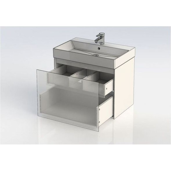 Тумба подвесная с раковиной Aquanet Йорк 70 см 202093, белый - фото, картинка 7 Тумба подвесная с раковиной Aquanet Йорк 70 см 202093, белый - фото 7