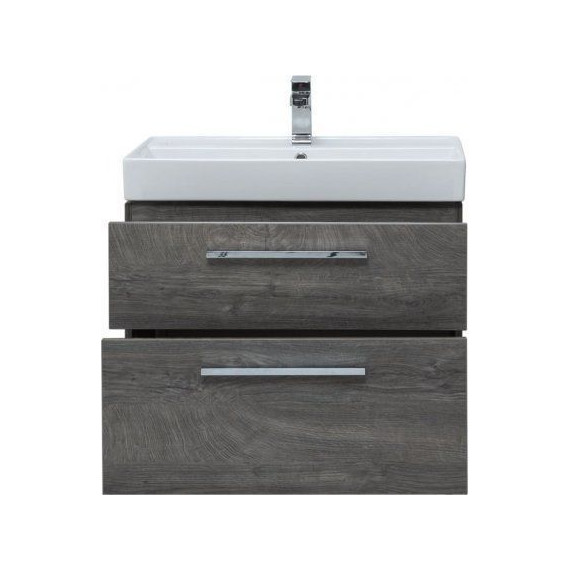 Тумба подвесная с раковиной Aquanet Nova 75 см 242260, дуб рошелье, Цвет фасада: дуб рошелье - фото, картинка 6 Тумба подвесная с раковиной Aquanet Nova 75 см 242260, дуб рошелье, Цвет фасада: дуб рошелье - фото 6