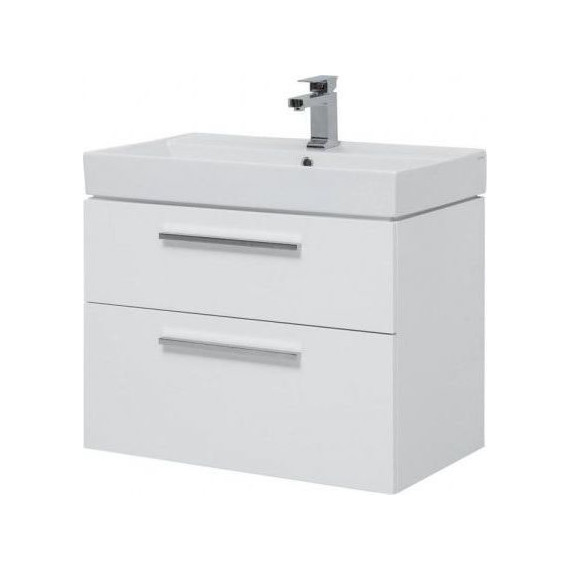 Тумба подвесная с раковиной Aquanet Nova 75 см 242262, белый, Цвет фасада: белый - фото, картинка 7 Тумба подвесная с раковиной Aquanet Nova 75 см 242262, белый, Цвет фасада: белый - фото 7