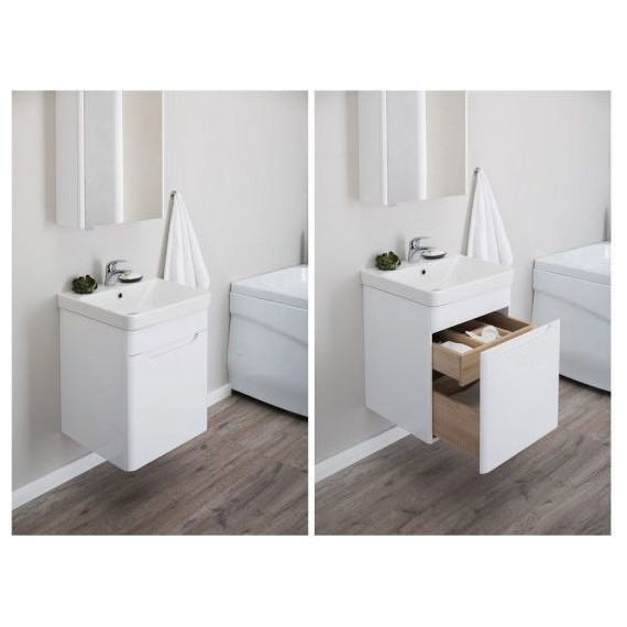 Тумба подвесная с раковиной Aquanet София 50 см 201745, белый - фото, картинка 10 Тумба подвесная с раковиной Aquanet София 50 см 201745, белый - фото 10