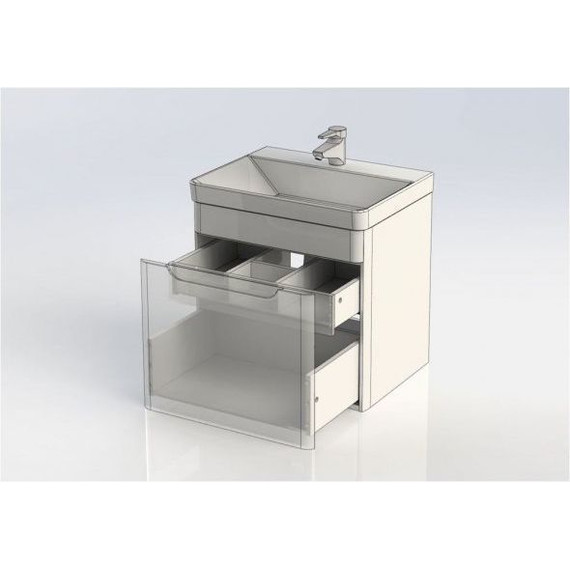 Тумба подвесная с раковиной Aquanet София 60 см 196956, белый - фото, картинка 10 Тумба подвесная с раковиной Aquanet София 60 см 196956, белый - фото 10