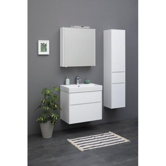 Пенал подвесной Aquanet Бруклин 35 см 203966, белый - фото 4