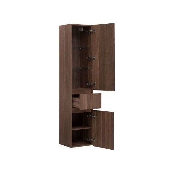 Пенал подвесной Aquanet Нью-Йорк 35 см 203956, орех - фото 10