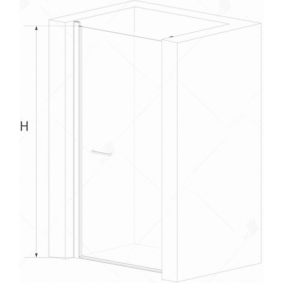 Душевая дверь RGW PA-03 90 см 04080309-11, хром/прозрачное - фото 4