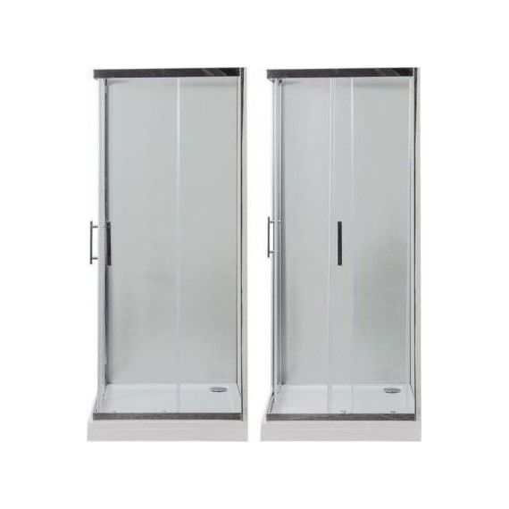 Душевое ограждение Aquanet Delta Cube NPE1142 90x90 см (стекло 8 мм), хром/прозрачное - фото 5