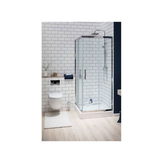 Душевое ограждение Aquanet Delta Cube NPE1142 100x100 см (стекло 8 мм), хром/прозрачное - фото 8