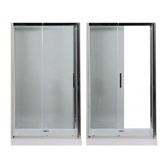 Душевое ограждение Aquanet Delta NPE1131 150x80 см (стекло 8 мм), хром/прозрачное - фото 4