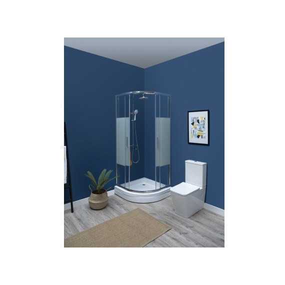 Душевое ограждение Aquanet Practic AE10-Q-90x90U-CP 90х90 см, хром/матовое - фото 6