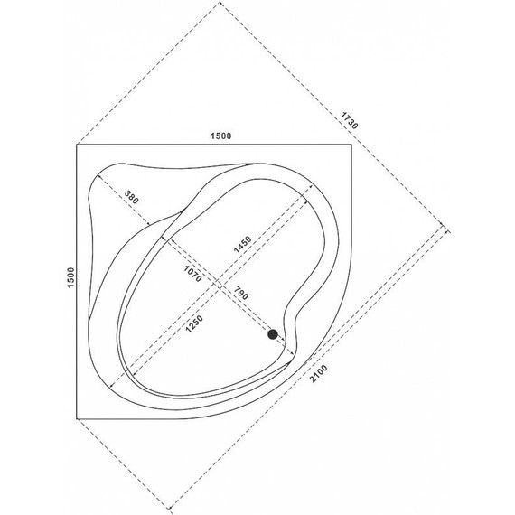 Панель фронтальная Bas Аура 150 см - фото 2