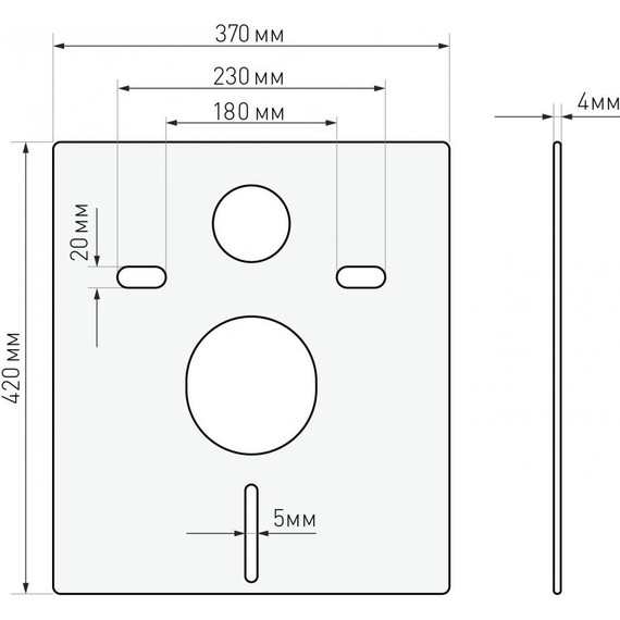 Инсталляция для унитаза Berges Wasserhaus Atom 410 040331 (кнопка хром глянец) - фото 6