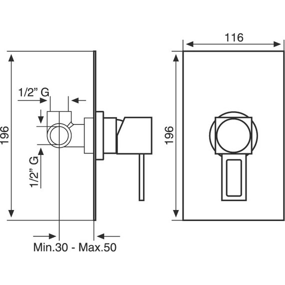 Смеситель для душа Emmevi Gea CR26009LA - фото 2