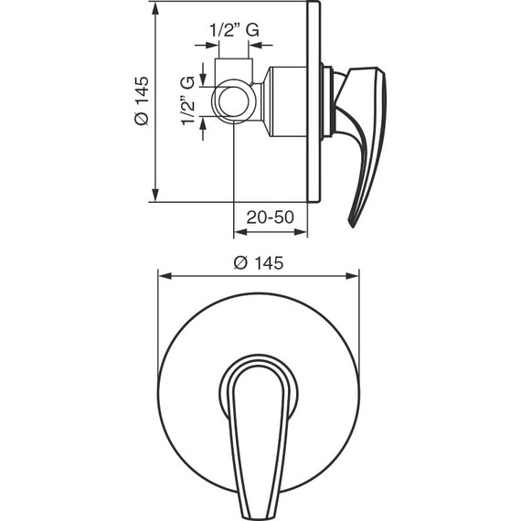 Смеситель для душа Emmevi Kali CR75009 - фото 2