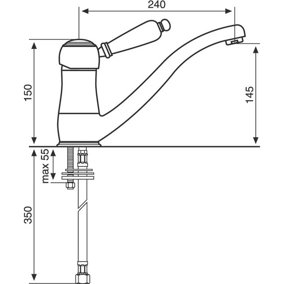 Смеситель для кухни Emmevi Laguna СR40067 - фото 2