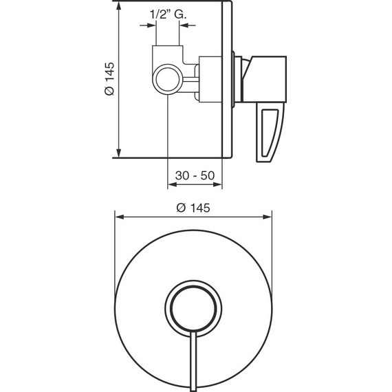 Смеситель для душа Emmevi Minu CR83009LA - фото 2