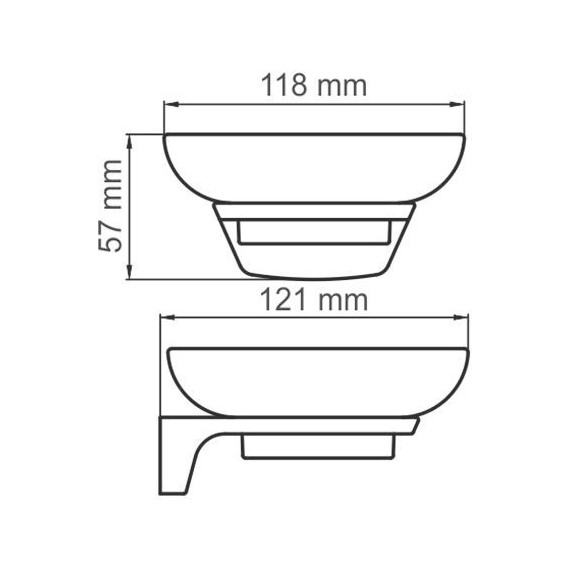 Мыльница WasserKraft Aisch K-5929, цвет золото - фото 5