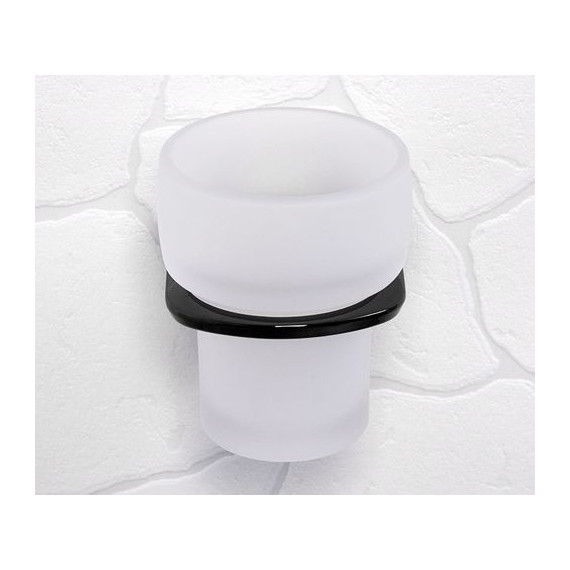 Стакан для зубных щеток WasserKraft Glan K-5128, цвет чёрный - фото 3