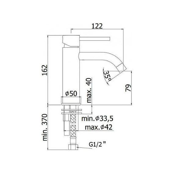 Смеситель для раковины Paffoni Light LIG071CR - фото, картинка 4 Смеситель для раковины Paffoni Light LIG071CR - фото 4