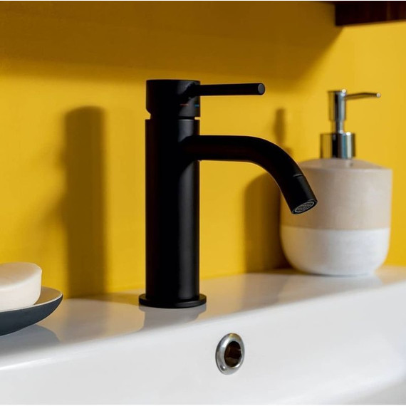 Смеситель для раковины Paffoni Light LIG071NO, чёрный матовый - фото 3