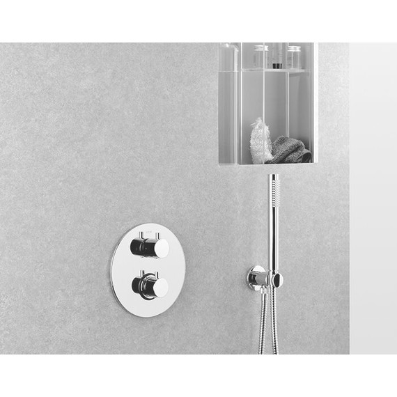 Смеситель для ванны с термостатом Paffoni Light LIQ018CR - фото 2