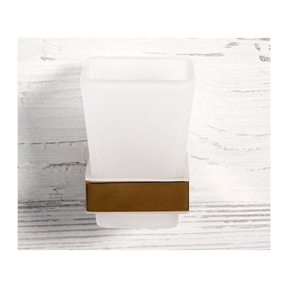 Стакан для зубных щеток WasserKraft Sauer K-7928, цвет золото - фото 3