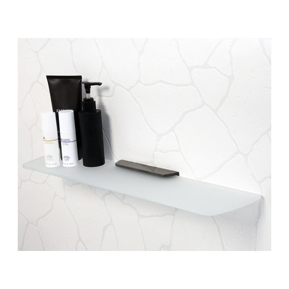 Стеклянная полка WasserKraft Glan K-5124, цвет чёрный - фото 3